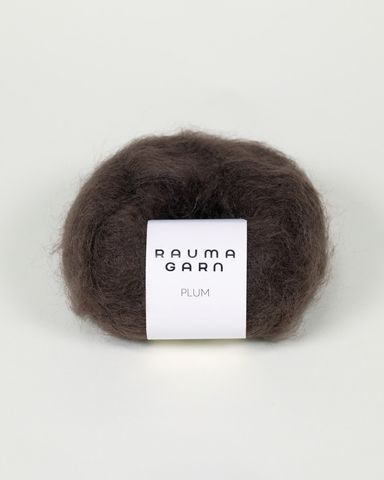 Hovedbilde 080 M&oslash;rk Brun - Rauma Garn, Plum
