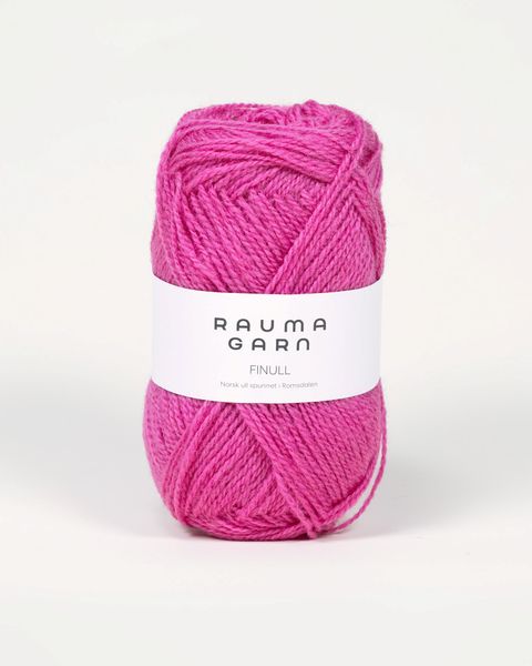 465 M&oslash;rk Rosa - Rauma Garn, Finull Pt2