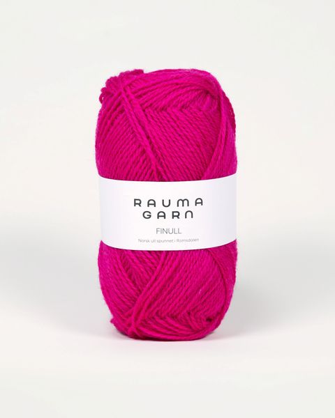 4886 M&oslash;rk Cerise - Rauma Garn, Finull Pt2