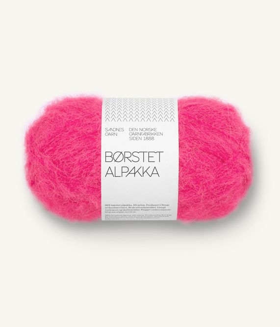 Hovedbilde 4518 Hot Pink - Sandnes Garn, Børstet Alpakka