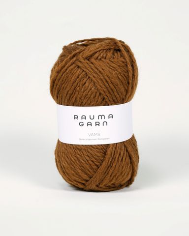 Hovedbilde 103 M&oslash;rk Kamelbrun - Rauma Garn, Vams Pt3