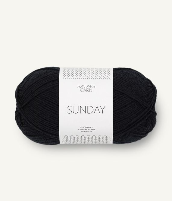 Hovedbilde 1099 Black - Sandnes Garn, Sunday