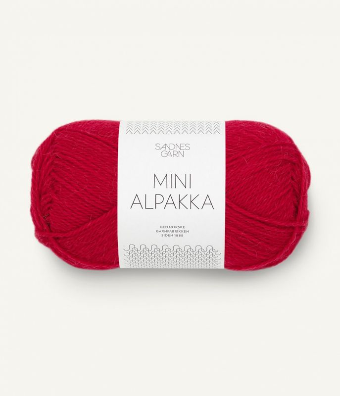 4219 True Red - Sandnes Garn, Mini Alpakka