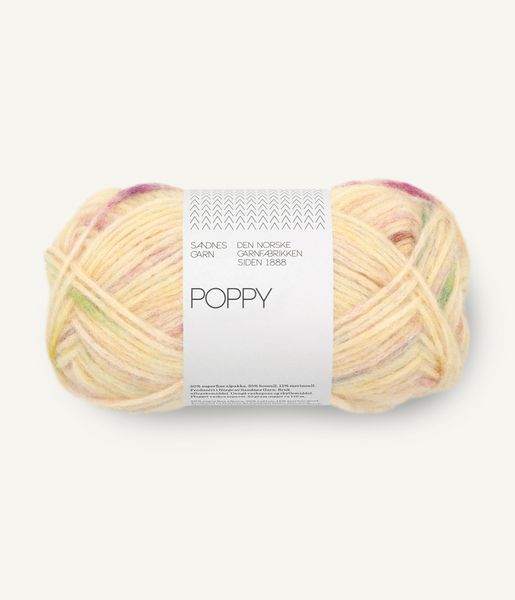 2110 Tutti Frutti Sunshine Print - Sandnes Garn, Poppy