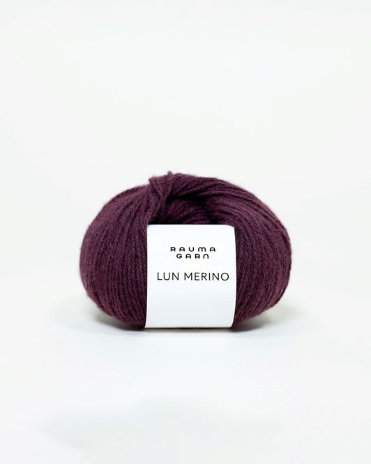 Hovedbilde 42 Mørk Burgunder - Rauma Garn, Lun Merino