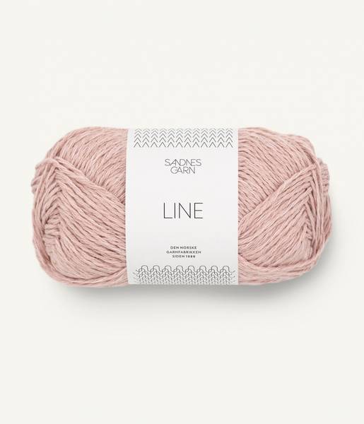 3511 Pudder Rosa - Sandnes Garn, Line