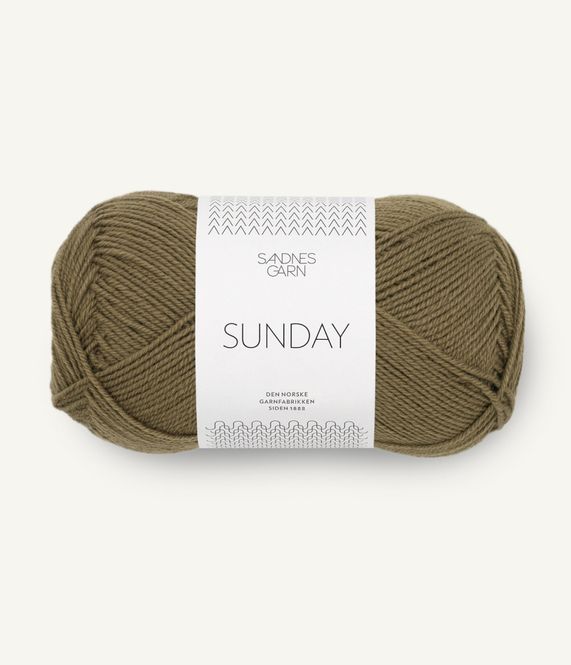 Hovedbilde 9873 Dark Olive - Sandnes Garn, Sunday