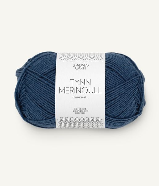 6062 Dark Blue - Sandnes Garn, Tynn Merinoull