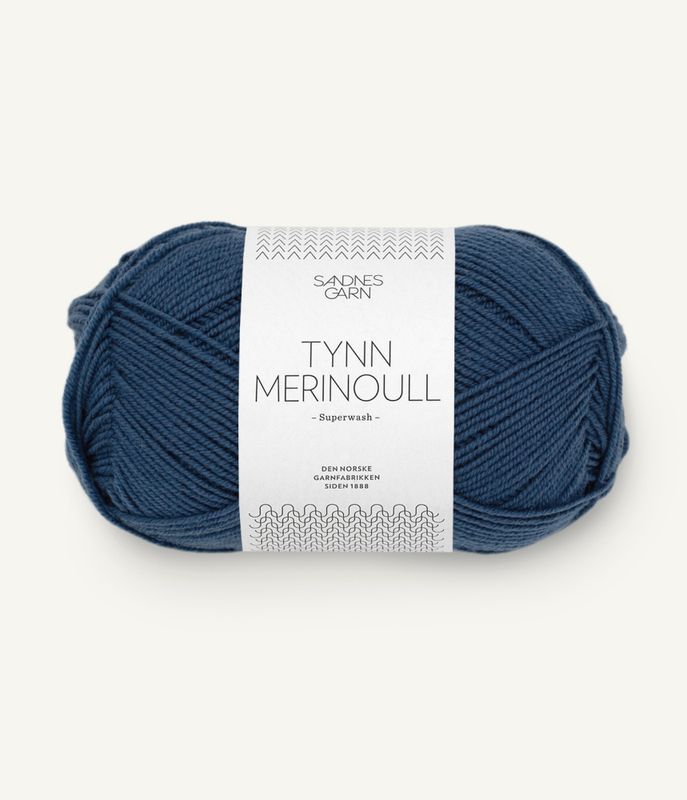 6062 Dark Blue - Sandnes Garn, Tynn Merinoull