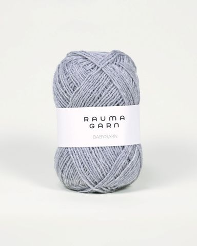 Hovedbilde B13 Gr&aring; Melert - Rauma Garn, Babygarn