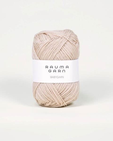 105 Gråpus - Rauma Garn, Babygarn