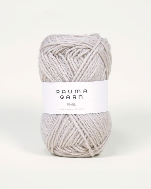 Hovedbilde 04 Gråbeige - Rauma Garn, Fivel