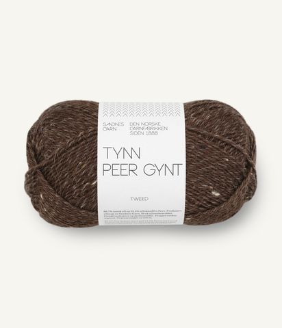Hovedbilde 3085 Dark Brown/Brown Tweed - Sandnes Garn, Tynn ...