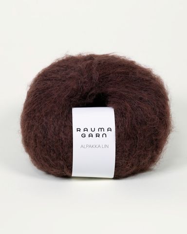 Hovedbilde 2388 Sjokoladebrun - Rauma Garn, Alpakka Lin