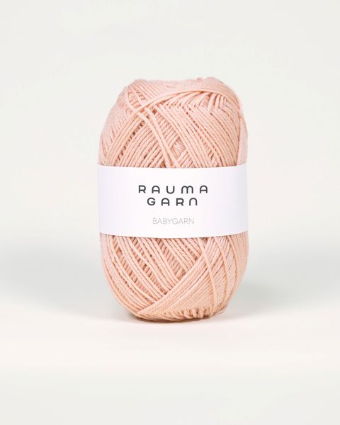98 Lys Gammelrosa - Rauma Garn, Babygarn