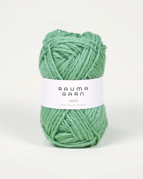 107 Jadegr&oslash;nn - Rauma Garn, Vams Pt3