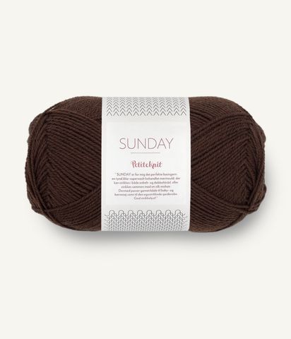 Hovedbilde 3091 Cacao Nibs - Sandnes Garn, Sunday Petiteknit