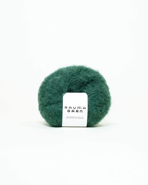 2385 Flaskegr&oslash;nn - Rauma Garn, Alpaca Silk 